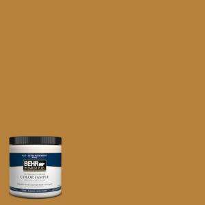 BEHR Premium Plus 8 oz. Honeysuckle Blast Interior/Exterior Paint 