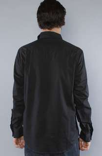 RVCA The Republic Longsleeve Buttondown in Black  Karmaloop 