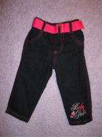 NWT Mon Petit Infant Girls 3 Piece Pants Set Outfit Size 3 6 9 Month 