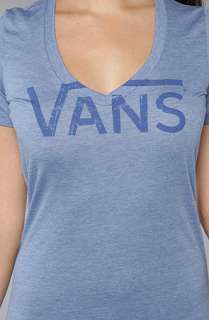 Vans The Assciation VNeck Tee in Sapphire Heather  Karmaloop 