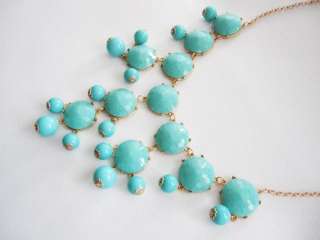   /jcrew Auth Bubble Necklace TURQUOISE BLUE RV$150 freeshipping  