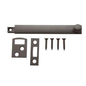 Everbilt 4 in. Oil Rubbed Bronze Surface Bolt 15750 