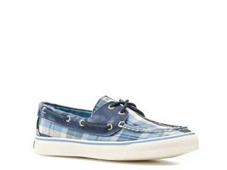 Sperry Top Sider Womens Biscayne Navy Plaid Boat Shoe   DSW