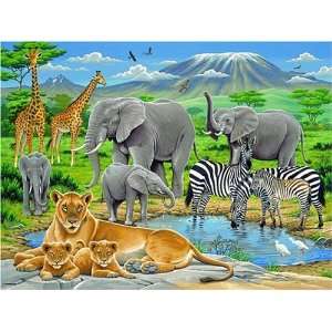 Ravensburger 12736   Tiere in Afrika   200 Teile XXL Puzzle  