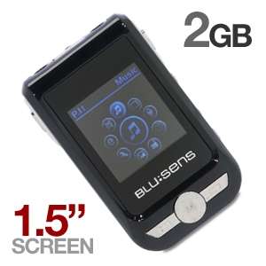BluSens P11 2GB MP4 Player   Dual Headphone Jack 