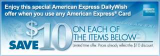 American Express Visitors Save $10 