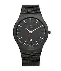 Skagen Men´s Titanium Mesh Black Watch $170.00