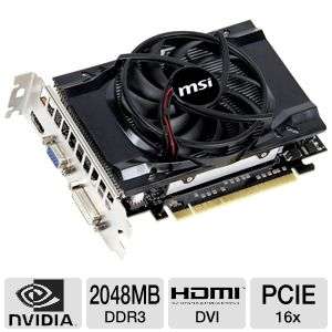 MSI N450GTS MD2GD3 GeForce GTS 450 Video Card   2048MB, DDR3, PCI 