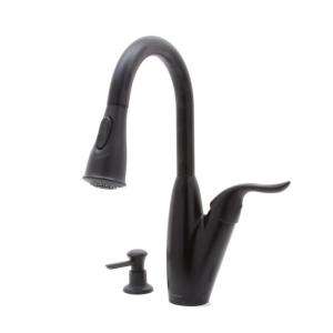   Faucet in Matte Black With Soap Dispenser CA87559BL 