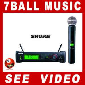Shure SLX24/sm58 Pro Wireless Handheld Vocal Performance Cordless 