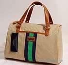 NEW Tommy Hilfiger Khaki Brown Satchel Handbag Tote Bag Purse items in 