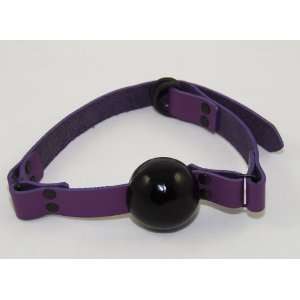 Spartacus Ball Knebel (Grave Ball Gag)   violett/schwarz  