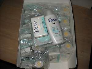 Lot Case of 10 Dove Bar Soap + 10 Inflatable Tub Faucet Covers + 10 