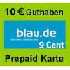 blau.de Prepaid SIM Karte 5+510 Euro Guthaben   Startpaket 9 Cent in 