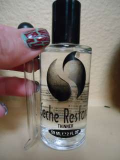 seche vite nail polish thinner 2oz with a dropper  