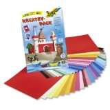   Kreativpack Tonpapier / Fotokarton, 23 x 33 cm, 50 Blatt, je 25 Farben