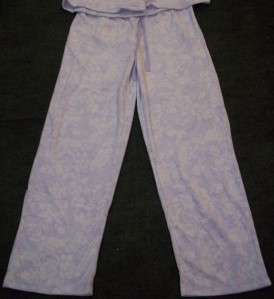 Nicole Miller New York Microfleece Pajama Set LILAC Size Small ~New 
