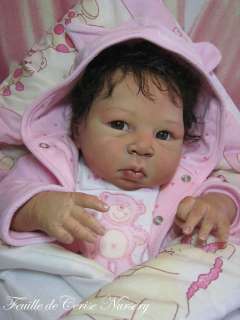 FEUILLE DE CERISE NURSERY   Baby reborn girl doll kit Lulu Adrie 