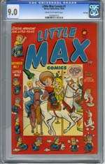 LITTLE MAX #07 (1950) CGC VF/NM 9.0 COW Pgs FILE COPY  