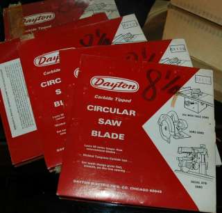 Dayton Carbide Tipped Circular Saw Blade 8 1/4 Rip Cross Cut 24 Tip 5 