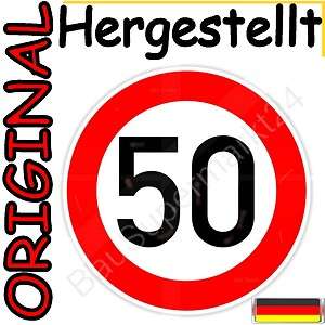 Verkehrszeichen Verkehrsschild Straßenschild Schild 50 0793573999627 