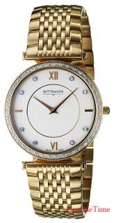 Wittnauer 12E23 Stratford Light Champagne Dial Stainless Steel Yellow 