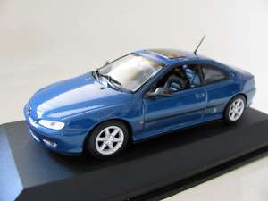 43 Minichamps Peugeot 406 Coupe (1996) blue metallic  