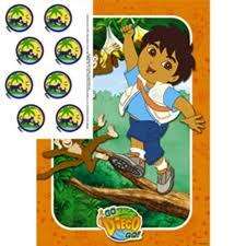 GO DIEGO Birthday Party Supplies ~ PARTY GAME poster 661526954286 
