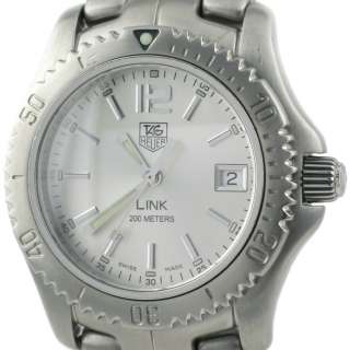   Link WT1212 0 Stainless Steel Silver Swiss Quartz Unisex Watch  
