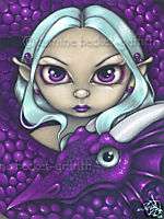 Violet Wyrm dragon fairy fantasy gothic fae Jasmine Becket Griffith 