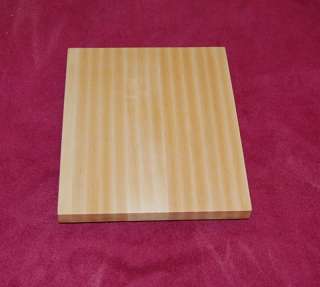 Cutting Board 11 X 13 1/2 X 1 of Solid Hard Maple Handmade by Sweet 