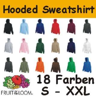 Hooded Sweatshirt Fruit of the Loom Kapuzen Pullover  