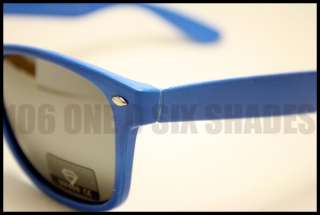 80S RETRO Sunglasses Mirror Lens Shades for Men & Women BLUE New 