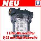 Liter Maschenweite 0,02mm, max 3000l/h, 1 Zoll IG