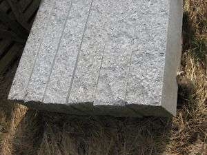 Stück Naturstein Säulen Granit grau 80 cm lang 15x17  