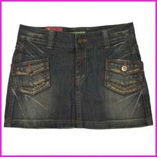 New Women Jeans Stylish Pocket Denim Skirt(#SK366)  