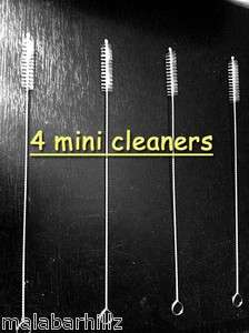 STAINLESS STEEL Spoon Straw Brush Cleaners SET OF 4 FS Mini OMG Sale 