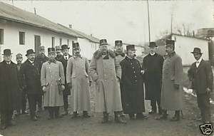 WWI AUSTRO HUNGARY GROUP OF MEN, UNIFORM PHOTO POSTCARD  