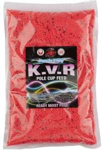 KVR FLUORO BLOODWORM Cage feeder rig seed bait cup feed  