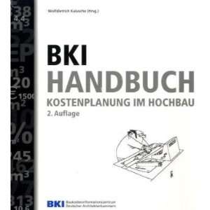 BKI Handbuch Kostenplanung Hochbau  Joachim Hoffmüller 