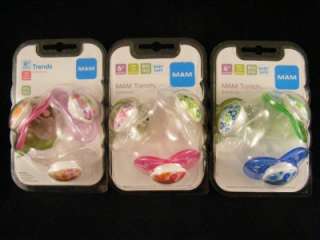 MAM Trends Soothers Pacifier Orthodontic BPA Free 6 M 845296023438 