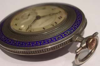 Audemars Freres Geneve Silver Case 12 s Pocket Watch  