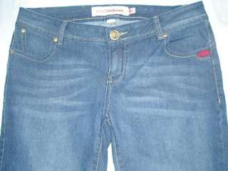 Womens Marc Ecko Red Denim Pink & Blue Jeans 9/10 New  