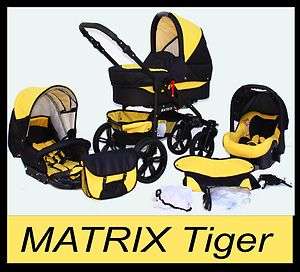 Matrix Tiger Kombi Kinderwagen + Autositz lux4kids  