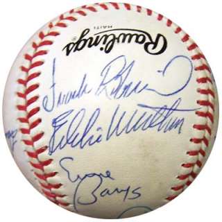 500 HR Club Autographed Signed NL Baseball Mantle Mays JSA #B86144 