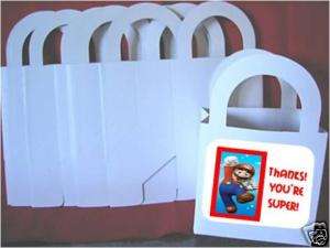 LOT 8 SUPER MARIO favor boxes birthday PARTY gifts  