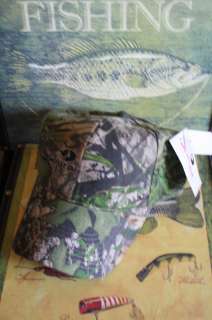 NEW Mossy Oak CAMO Hunting Fishing Camping HAT CAP Wood  