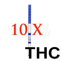 10 x One Step Marijuana THC Urine Drug Test Strip  