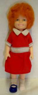 Vintage Annie Doll Curly Red Hair 6 Tall Movie Jointed  