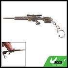 flint gray metal psg 1 sniper rifle model key ring